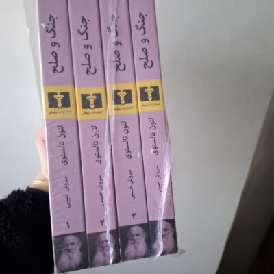 کتاب جنگ و صلح 4 جلدی ترجمه سروش حبیبی نشر نیلوفر