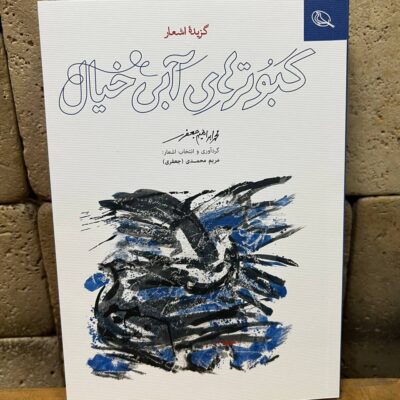 کتاب کبوترهای آبی خیال گزیده اشعار محمد ابراهیم جعفری