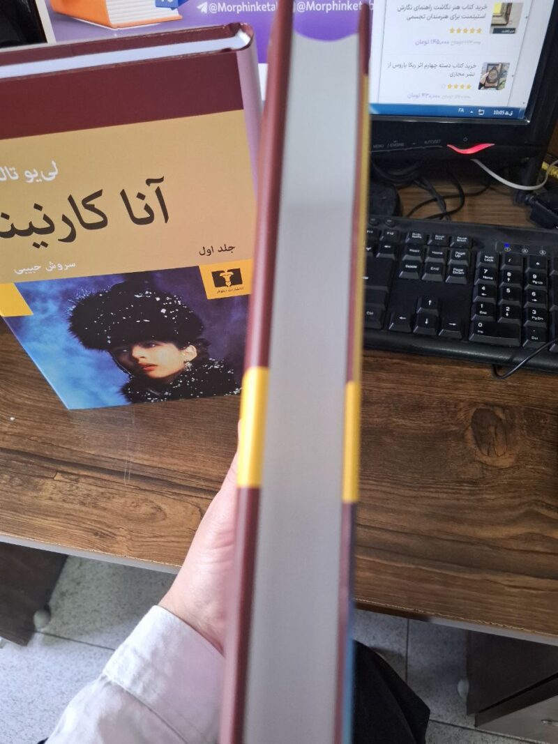 کتاب آناکارنینا ترجمه سروش حبیبی جلد گالینگور نشر نیلوفر