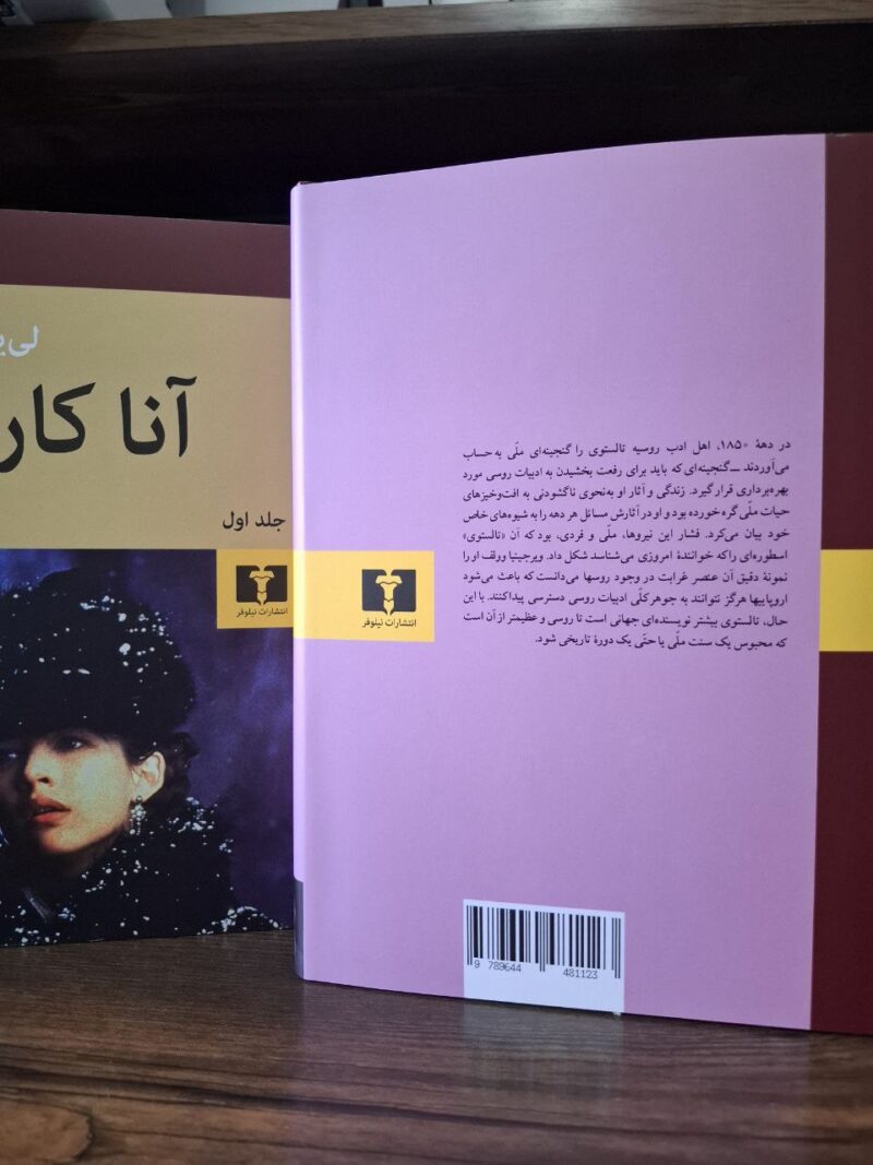 کتاب آناکارنینا ترجمه سروش حبیبی جلد گالینگور نشر نیلوفر